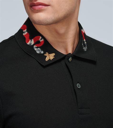 replica gucci collar shirt|gucci shirt snake collar.